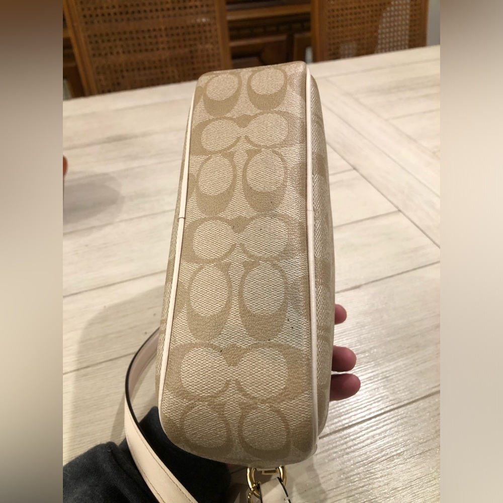 Coach Jamie Camera Crossbody CR135 Signature Canvas Light Khaki Chalk w/hangtag - Picture 6 of 14